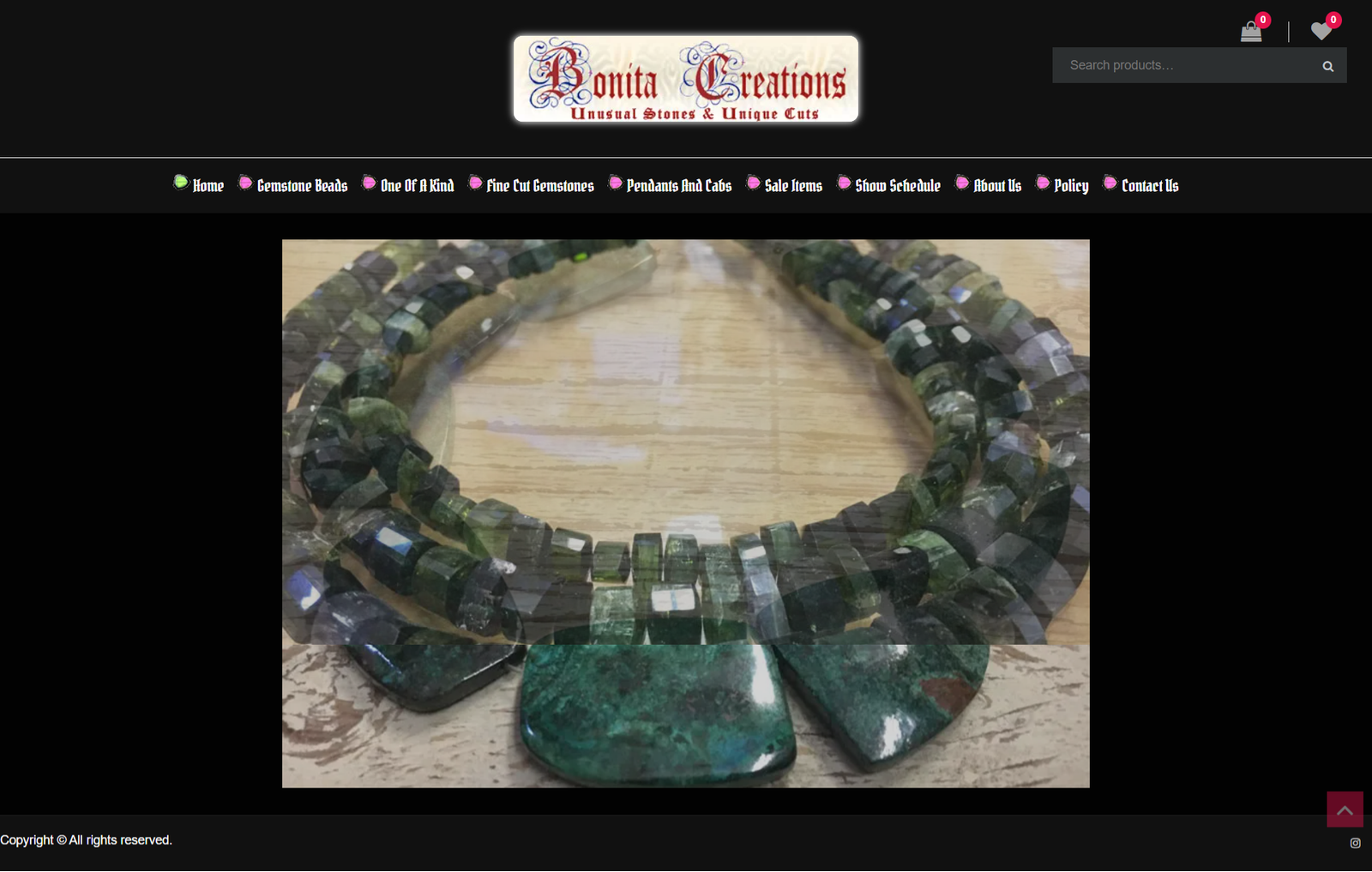 Bonita Creations – Unusual Stones & Unique Cuts rare beads